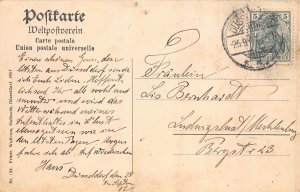 L263 Germany 1907 Duesseldorf Kinderbrunnen im Hofgarten fountain postcard