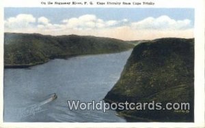 Cape Trinity Saguenay River PQ Canadian Post Card
