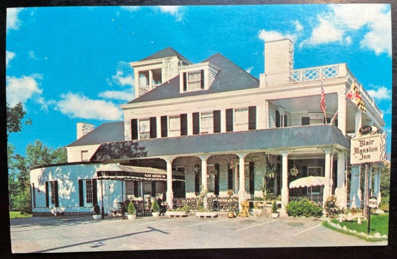 Vintage Postcard 1960's Blair Mansion Inn (Restaurant), Washington DC