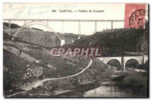 Old Postcard Cantal Viaduct garage