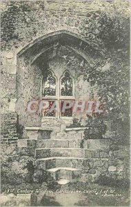 Old Postcard 13th Century Window Carisbrooke Castle