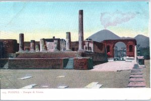 Temple of Giove Pompei Italy Postcard