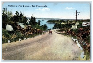 c1910 Callander The Home of the Quintuplets Ontario Canada Unposted Postcard