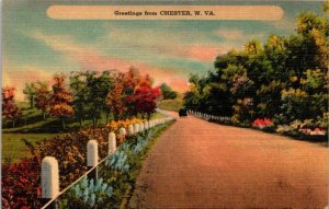 West Virginia Greetings From Chester