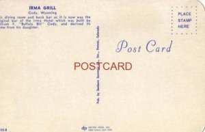 IRMA GRILL, CODY, WYOMING
