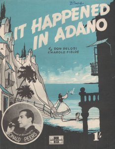 It Happened In Adano Donald Peers Sheet Music