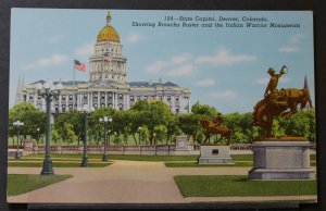 Denver, CO - State Capitol showing Monuments