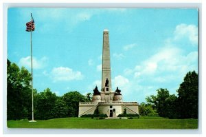 c1960's Abraham Lincoln Tomb Springfield Illinois IL Vintage Postcard