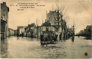 CPA Boulogne Rue de Paris et Avenue de la Reine (1314095)