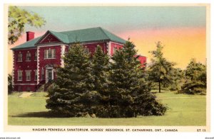 St Catherines Niagra Pennisula Sanatorium Nurse's residence