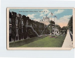 Postcard Inside the Gates Auburn Prison Auburn New York USA