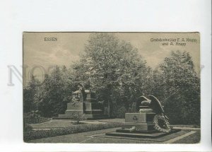 3183939 ESSEN GERMANY grave Krupp Vintage postcard