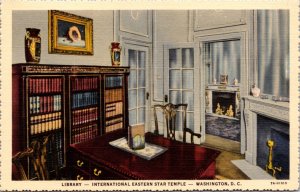 Linen Postcard Library at International Eastern Star Temple Washington D.C.