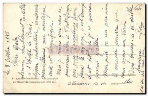 Old Postcard Amelie Les Bains Vue Generale Canigou