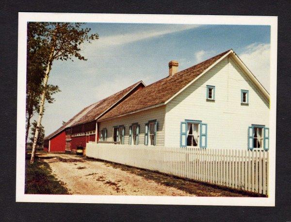 MB Mennonite Village House Steinbach Manitoba Canada Carte Postale Postcard PC