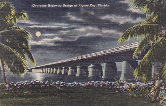 Florida Pigeon Key Overseas Highway Bridge At Pigeon Key