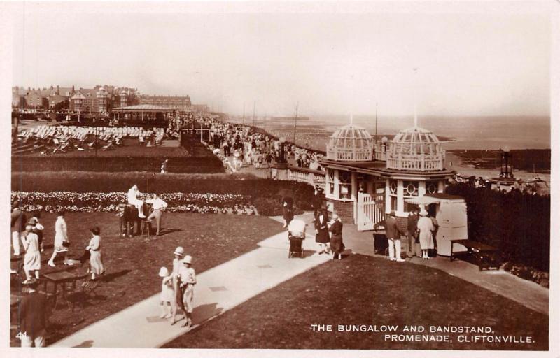 CLIFTONVILLE KENT UK LOT OF 3 PHOTO POSTCARDS BATHING POOL~PROMENADE~WINTER GDNS