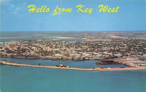 Hello From Key West Aerial View - Key West, Florida FL  
