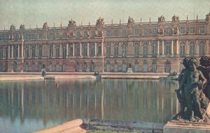 Vintage Postcard 1910's Chateau De Varsailles Façade Quest West Front France