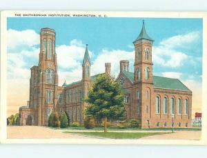 Unused W-Border SMITHSONIAN MUSEUM SCENE Washington DC hr0713