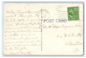 1948 Post Office and Municipal Building Rumford Maine ME Vintage Postcard 