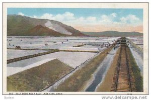 Salt Beds Near Salt Lake City, Utah, 1930-1940s