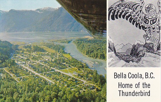 Canada Aerial View Bella Coola Columbia