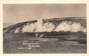 J58/ Steamboat Springs Colorado RPPC Postcard c1910 Hot Springs 215
