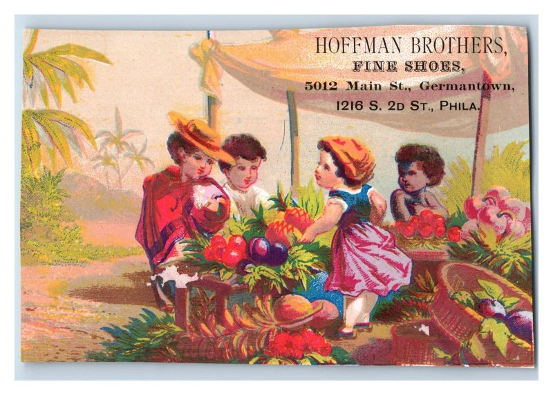 1880s Hoffman Bros. Fine Boots Shoes Couples Spain Europe Lot Of 4 F9