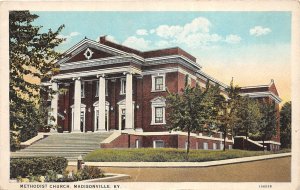 J62/ Madisonville Kentucky Postcard c1910 Methodist Church Building  63
