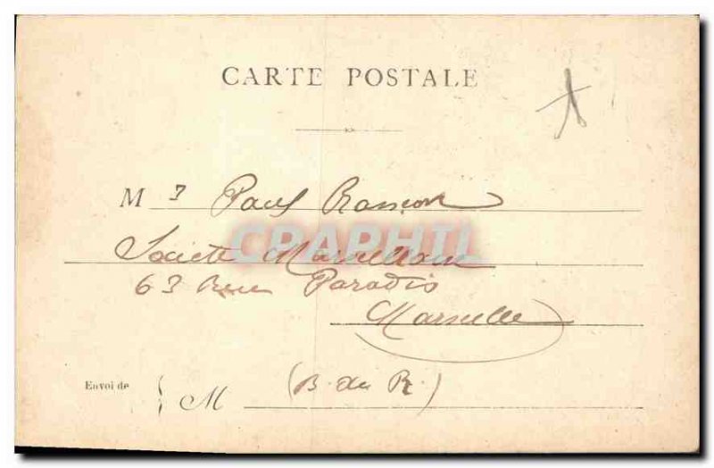 Old Postcard Paris Bastille July Column