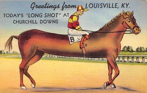 Louisville, KY, USA Horse Racing Unused 