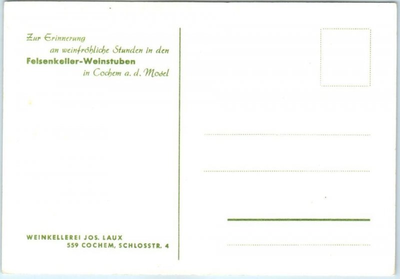 B-74386 Rock Cellar Song, Felsenkeller - Cochem, Germany