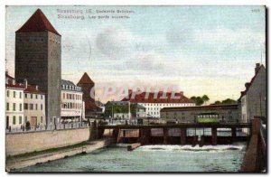 Strassburg Old Postcard Covered bridges