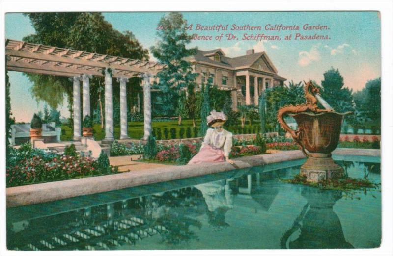 California Pasadena Residence of Dr. Schiffman Garden