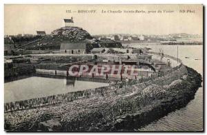 Roscoff Old Postcard The Chapel of St. Barbe took Vivier