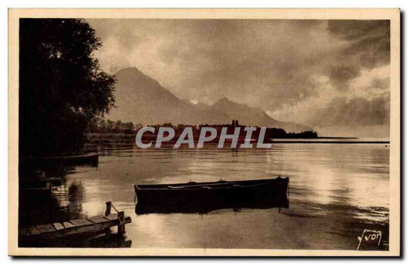 Evian les Bains Old Postcard Lake Geneva