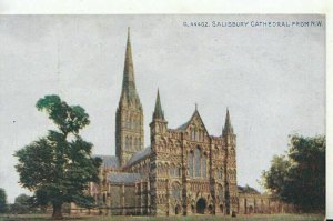 Wiltshire Postcard - Salisbury Cathedral from North West - Ref TZ10643