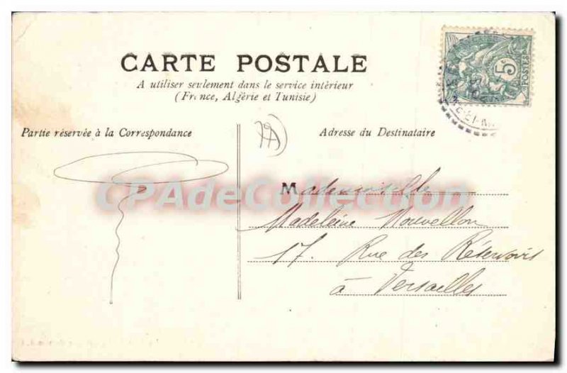 Old Postcard Chateau de Dammartin