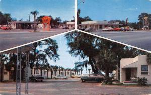 Panama City Florida King's Motor Court Multiview Vintage Postcard J73907 