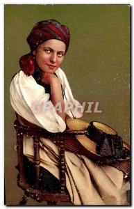 Postcard Old Canton Bern Haslitalerin Folklore Costume