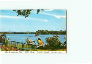 Vintage Postcard St Lawrence River 1000 Islands Ontario Canada   # 3207