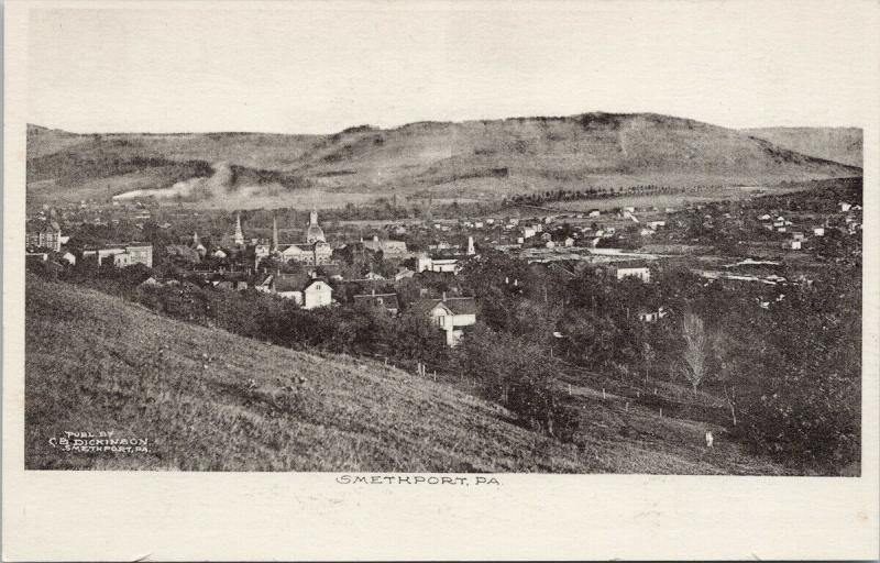 Smethport PA Penn Unused CB Dickinson Postcard E58