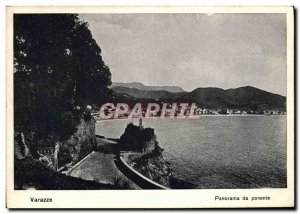 Old Postcard Panorama da Varazze Ponente