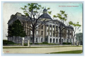 1911 Old Capitol  Building Jackson Mississippi MS Posted Antique Postcard 