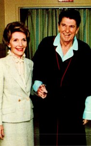 President Ronald Reagan and Wife Nancy In Hospital After Being Shot