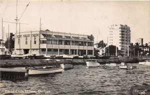 Lot 52  south africa durban real photo yacht club house boat