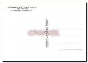 Postcard Modern lithography Britain Old Pontivy