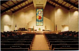 Victory Lutheran Church, Mesa Arizona Interior Postcard J13