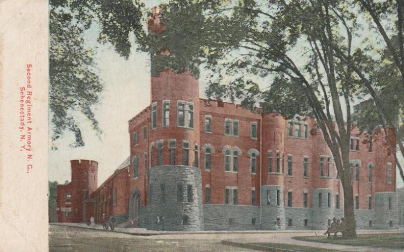 Second Regiment Armory - Schenectady NY, New York pm 1910